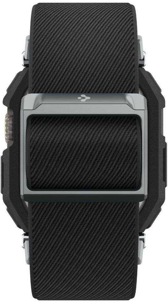 Apple Watch Ultra (49mm) Spigen Lite Fit ”Pro” dėklas laikrodžiui matinės juodos spalvos