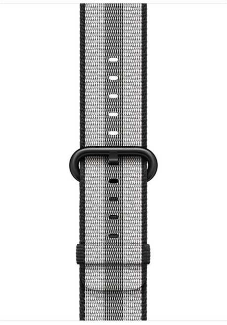 112800 „Apple“ austas nailoninis „Apple Watch MQVR23ZM/A“ 42 mm juodas sandariklis