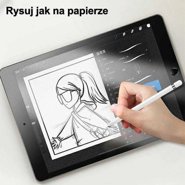 USAMS PaperLike apsauginis dėklas Apple iPad Air 10,9" BH681ZLMXX01 (US-BH681)