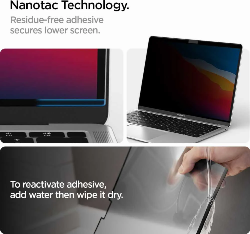 Spigen SafeView (1 vnt.) - MacBook Air 13" M4/M3/M2