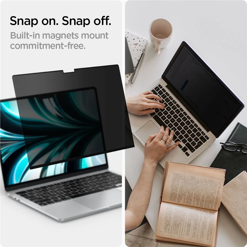 Spigen SafeView (1 vnt.) - MacBook Air 13" M4/M3/M2