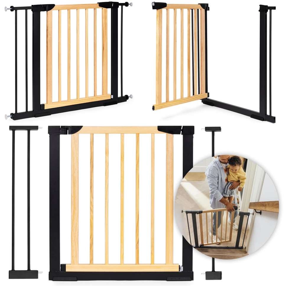 Apsauginiai varteliai, 74-100 cm, laiptams ir durims, ECOTOYS