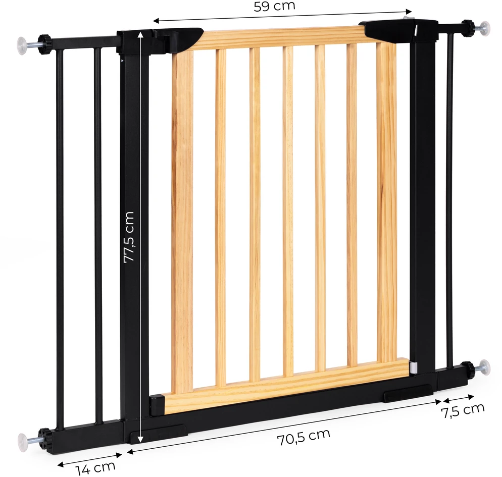 Apsauginiai varteliai, 74-100 cm, laiptams ir durims, ECOTOYS