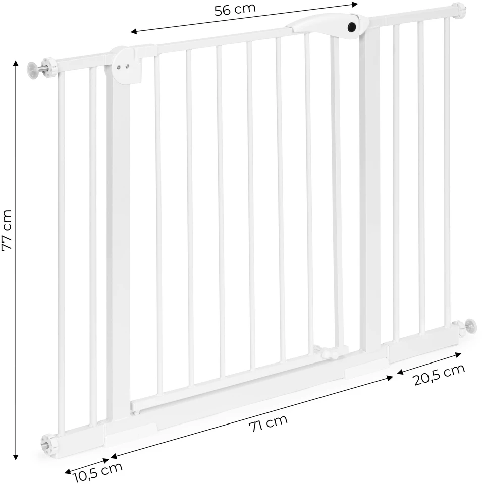 Apsauginė tvorelė, 74-105 cm, balta, ECOTOYS