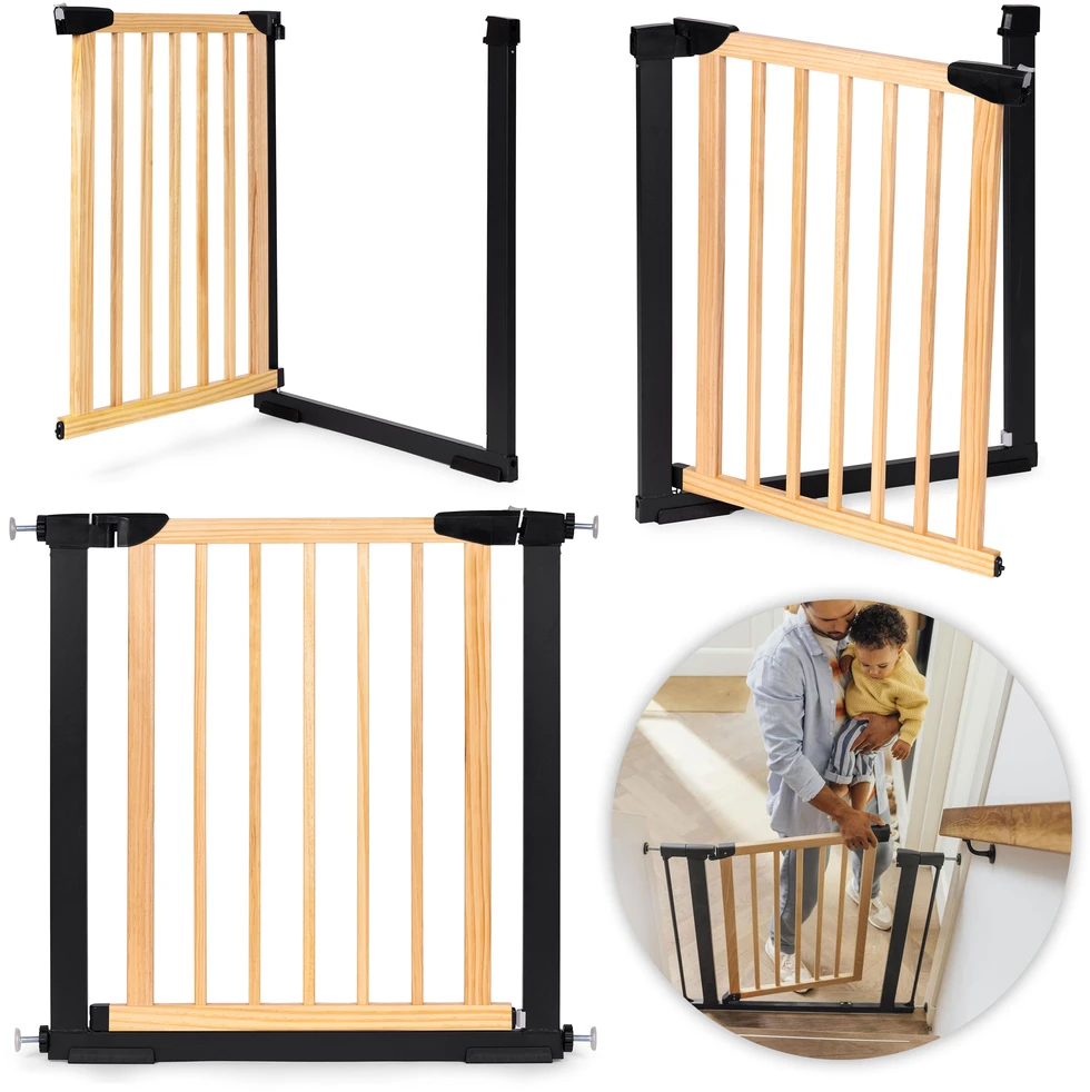 Apsauginė tvorelė, 74-80 cm, durims/laiptams, ECOTOYS