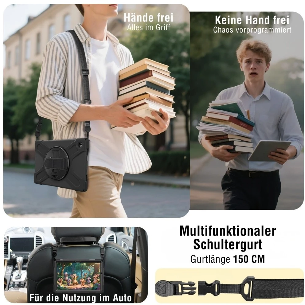 Apsauginis Dėklas 4smarts Rugged Grip skirtas Samsung Galaxy Tab A11