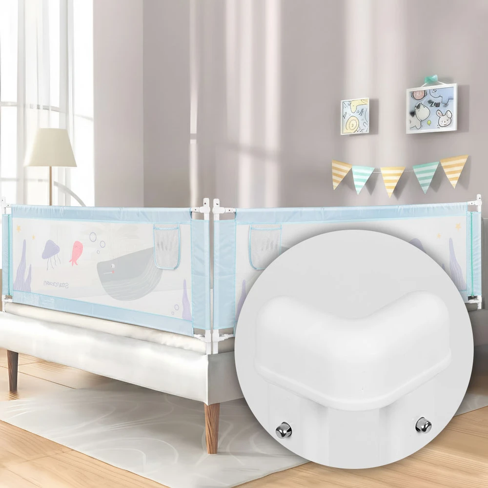 ECOTOYS 200 cm lovos apsauginis turėklas, vaiko apsauga