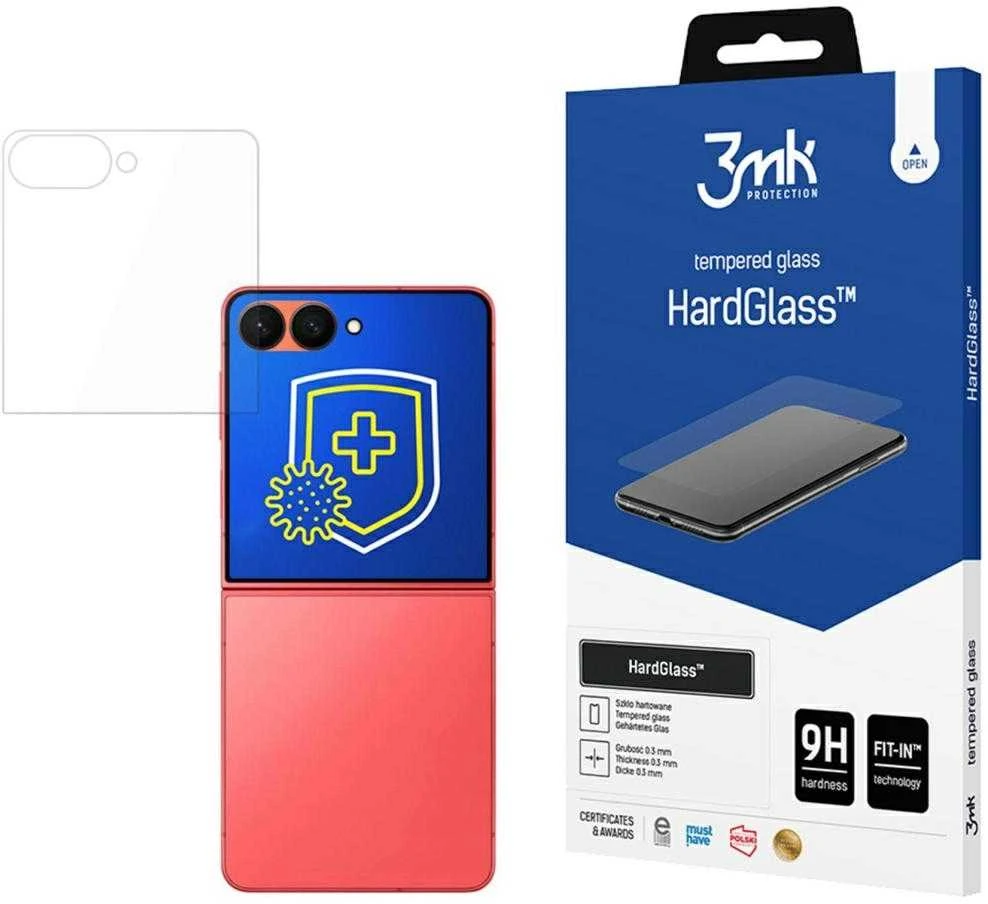 Apsauginis stiklas 3MK HardGlass skirta Samsung Galaxy Z Flip7 5G (Front)