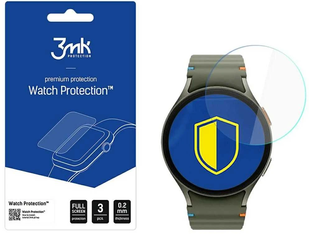 Hibridinis stiklas 3MK FlexibleGlass laikrodžio skirtukas Samsung Galaxy Watch 7 40mm