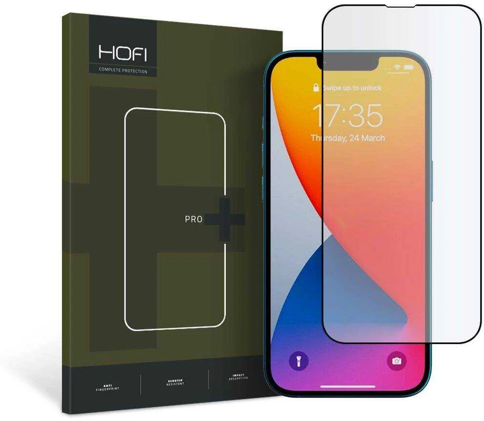 Apsauginis stiklas 5D Apple iPhone 13 / 13 Pro / 14 Hofi Glass Pro+
