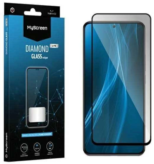 Apsauginis stiklas 5D REALME C68 4G/5G / REALME V50S MyScreen Diamond Glass Edge Lite Full Glue juodas