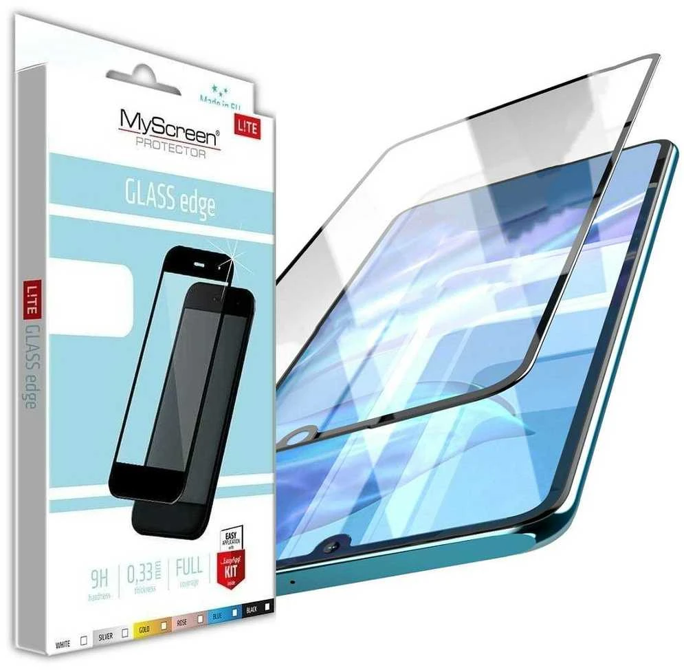 „MyScreen MS Diamond Glass Edge Lite FG“ Samsung Galaxy A226 A22 5G juodas „Full Glue“