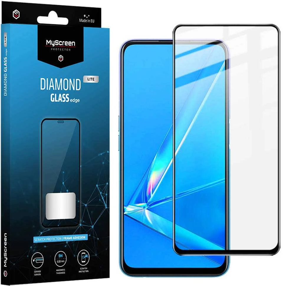 MyScreen MS Diamond Glass Edge Lite FG Xiaomi Redmi Note 11 Pro 4G/11 Pro+/11 Pro 5G juodos spalvos/juodos spalvos Full Glue
