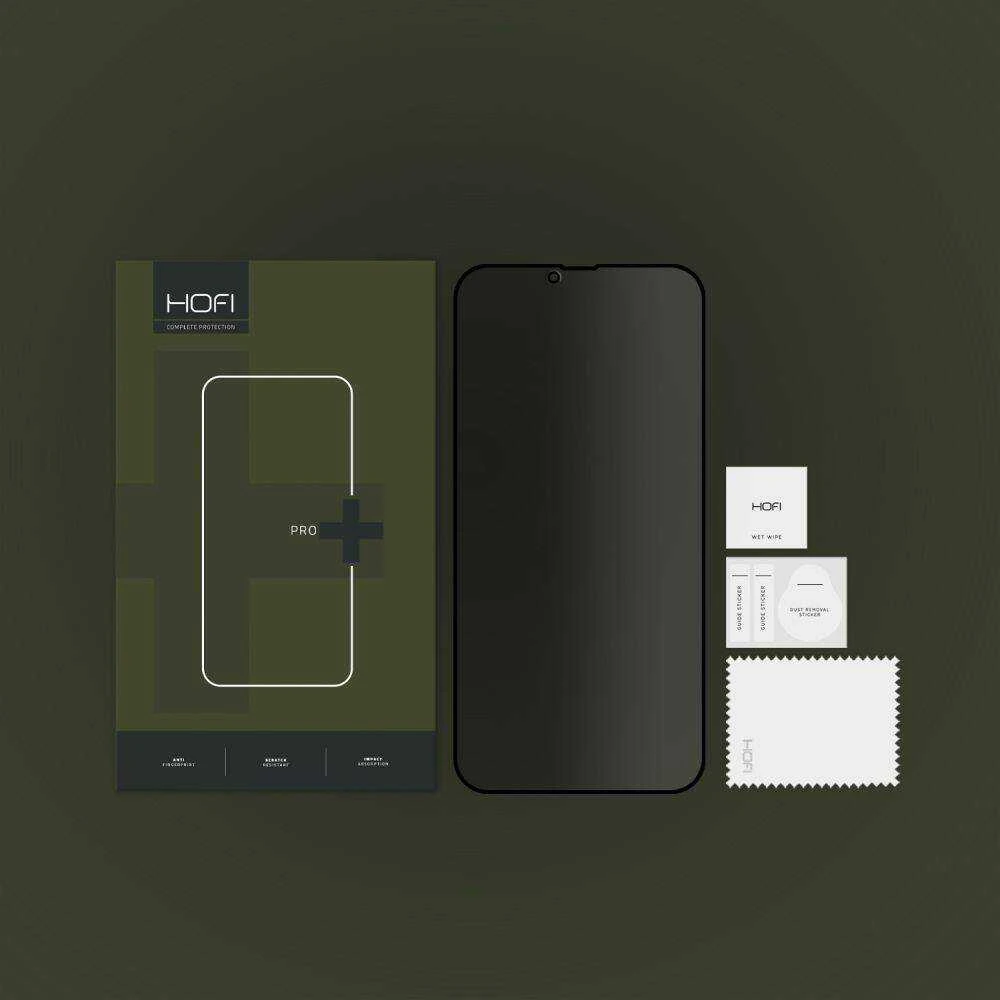 Apsauginis stiklas Apple iPhone 13 / 13 Pro / 14 Hofi Anti Spy Glass Pro+ Privacy