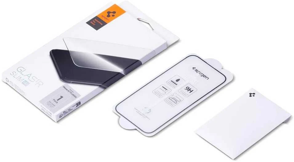 Spigen tR Slim HD 1 Pack, FC juodos spalvos – Apple iPhone 14 Pro