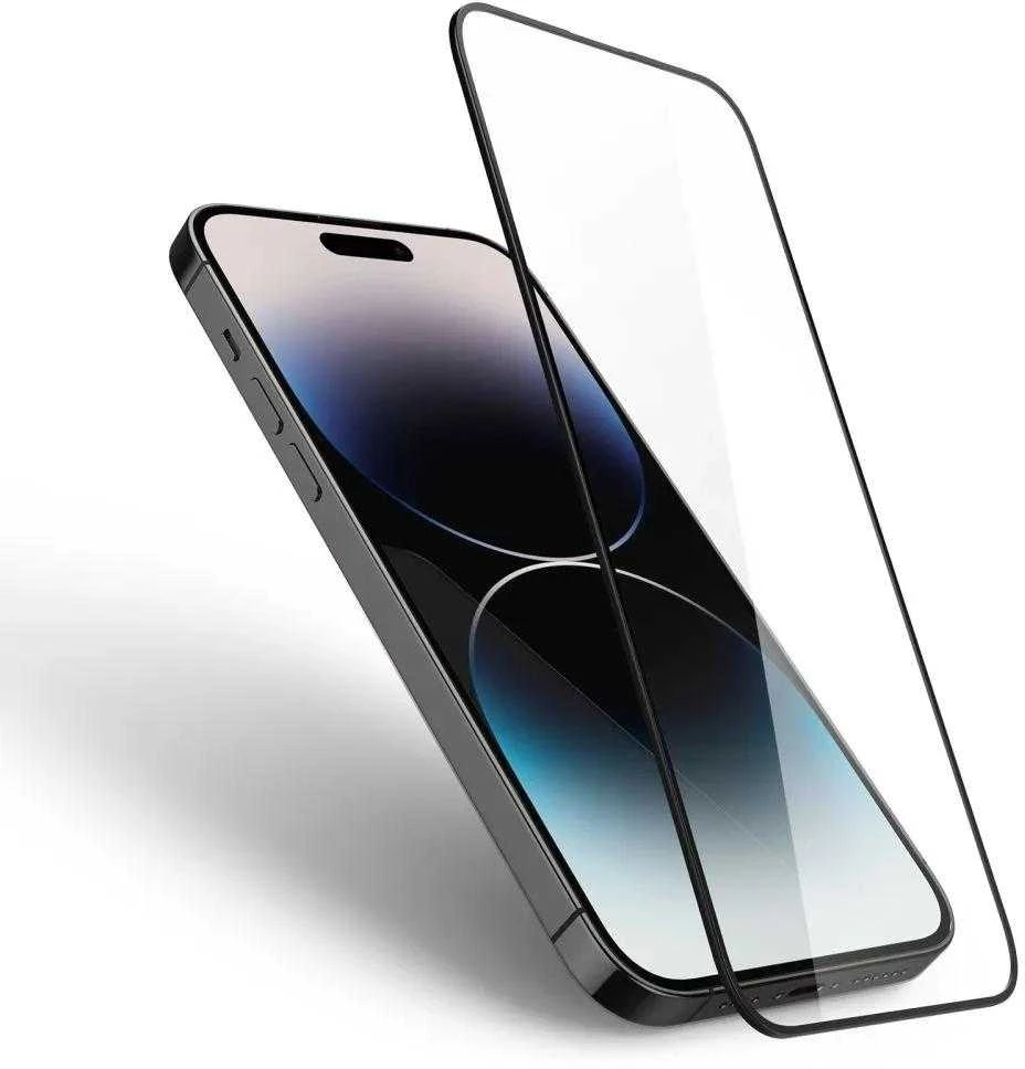 Spigen tR Slim HD 1 Pack, FC juodos spalvos – Apple iPhone 14 Pro