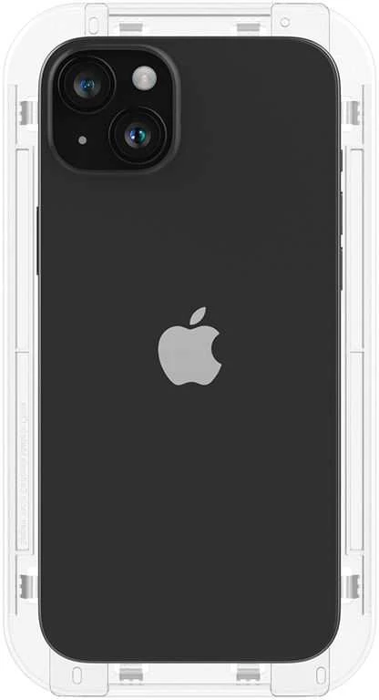 Spigen grūdintas stiklas GLAS.TR EZ FIT 2-PACK skirtas iPhone 15 6,1 Clear