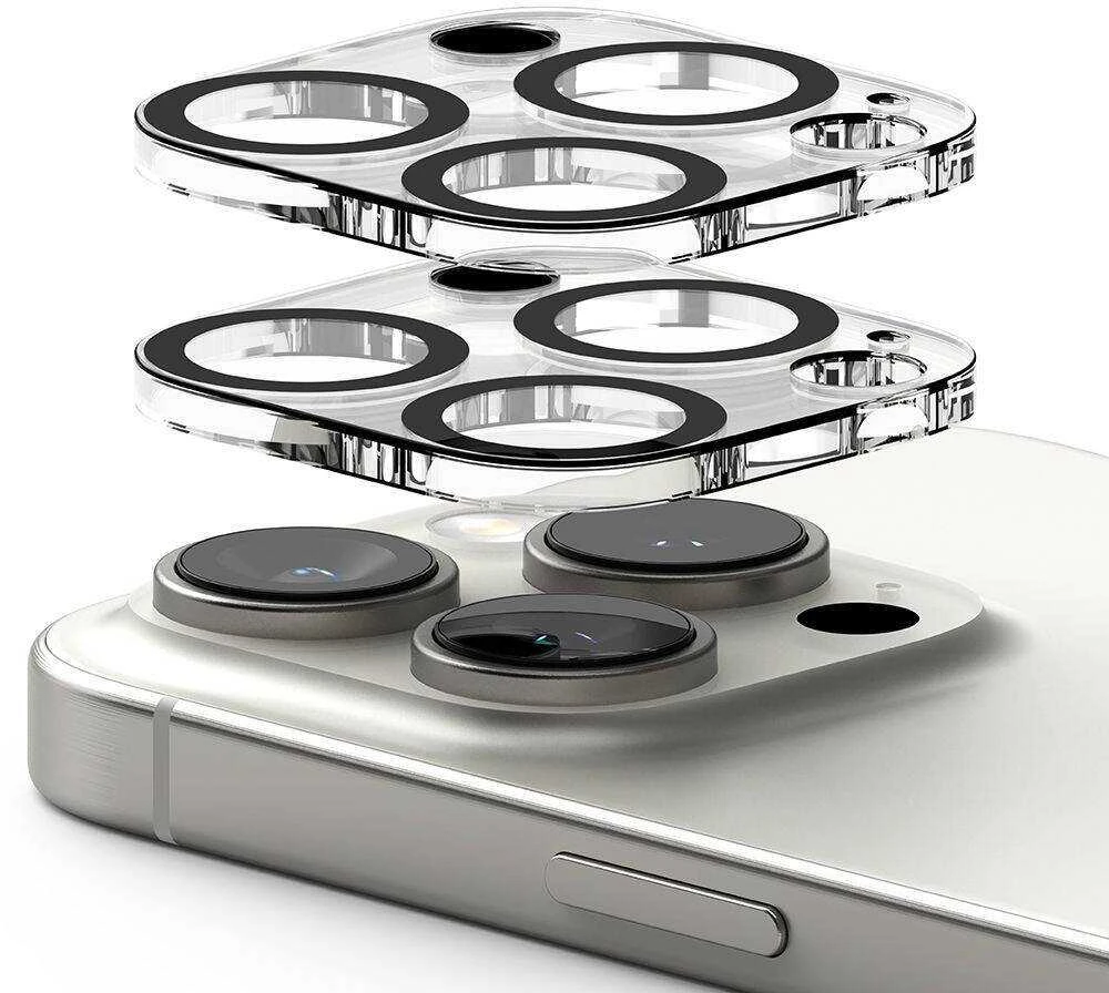 Apsauginis stiklas Apple iPhone 16 Pro / 16 Pro Max Ringke Camera Protector 2-pack Clear