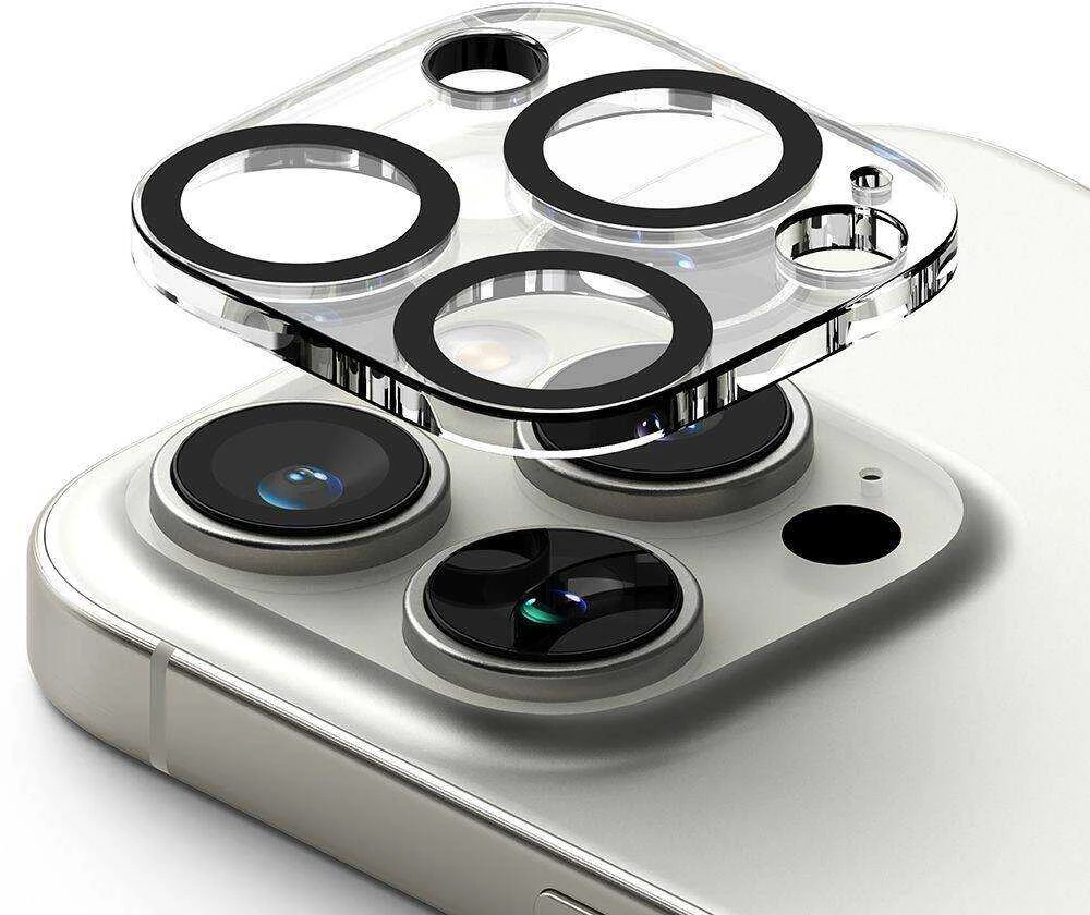 Apsauginis stiklas Apple iPhone 16 Pro / 16 Pro Max Ringke Camera Protector 2-pack Clear
