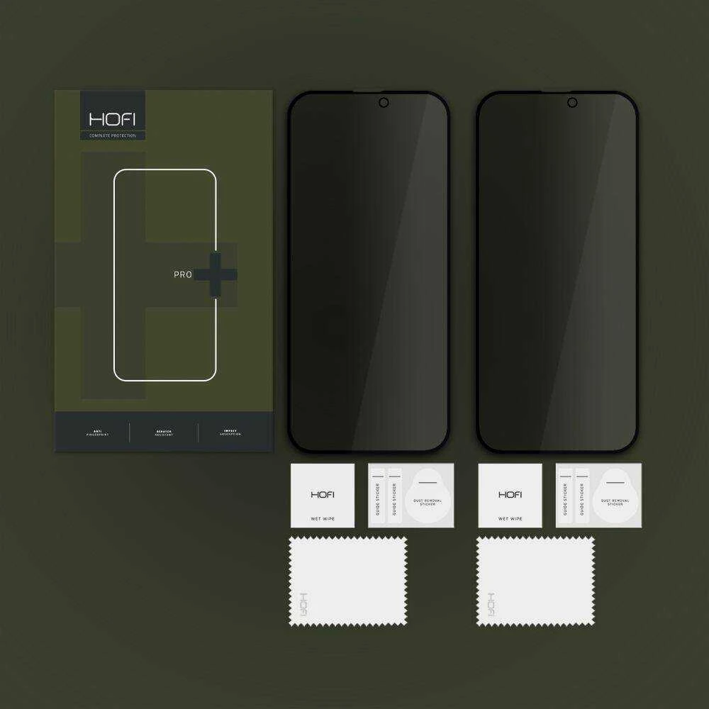 Apsauginis stiklas Apple iPhone 16 Pro Hofi Anti Spy Glass Pro+ 2 vnt.