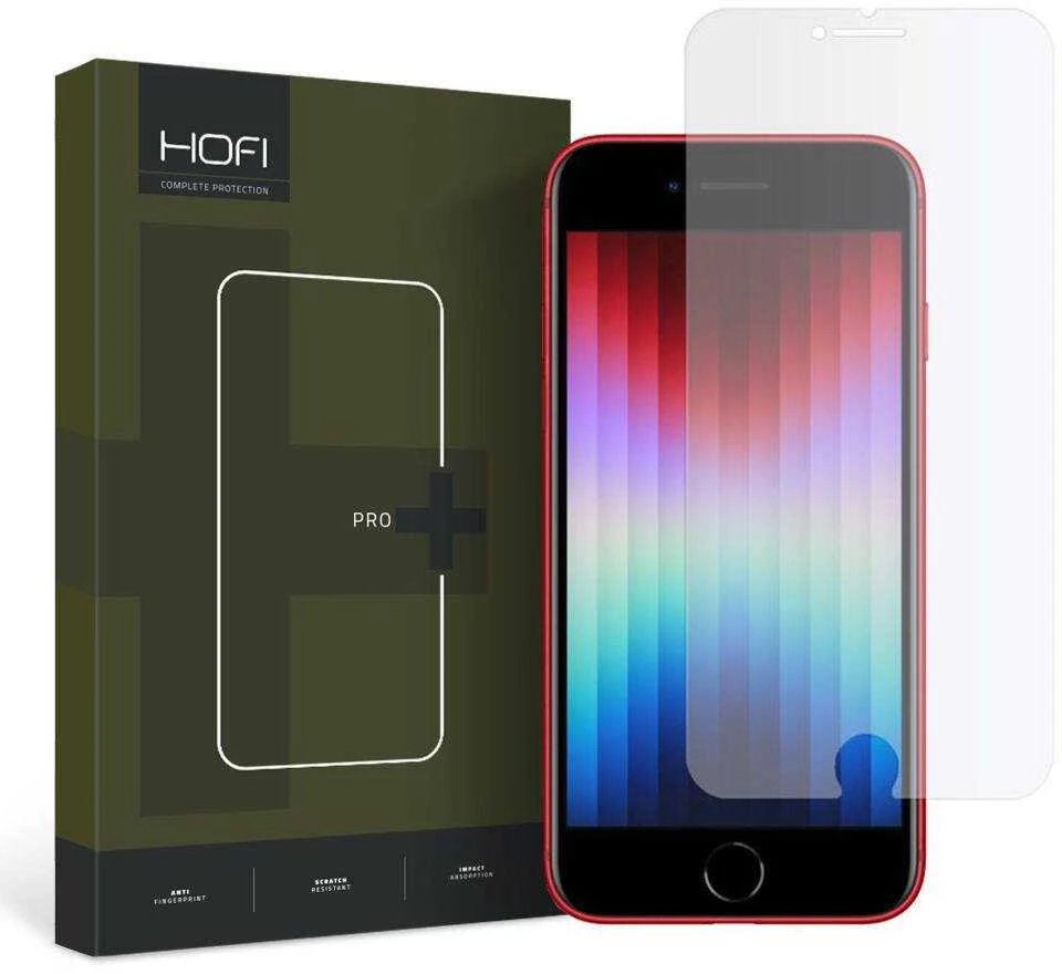Apsauginis stiklas Apple iPhone SE 2022 / SE 2020 / 7 / 8 Hofi Glass Pro+ Clear