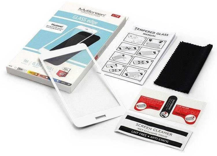 Apsauginis stiklas Apple iPhone SE 2022 / SE 2020 / 7 / 8 MyScreen Lite Edge baltas Full Glue