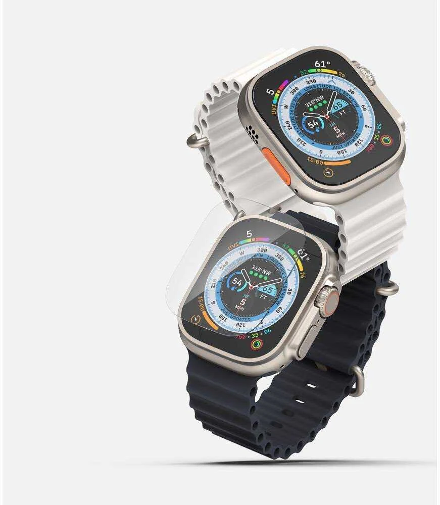 Apsauginis stiklas Apple Watch Ultra 49mm Ringke ID FC Glass 4-pack