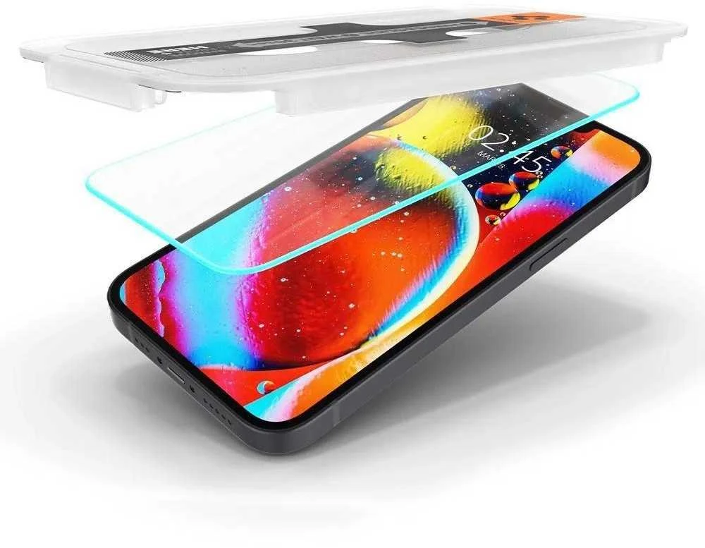 Apsauginis stiklas for iPhone 13 / 13 Pro / 14 with Spigen Glas.tR EZ FIT applicator (2 pcs.)