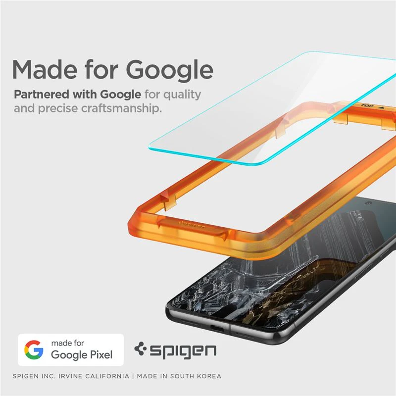Spigen Glass tR AlignMaster 2 Pack – Google Pixel 8 Pro