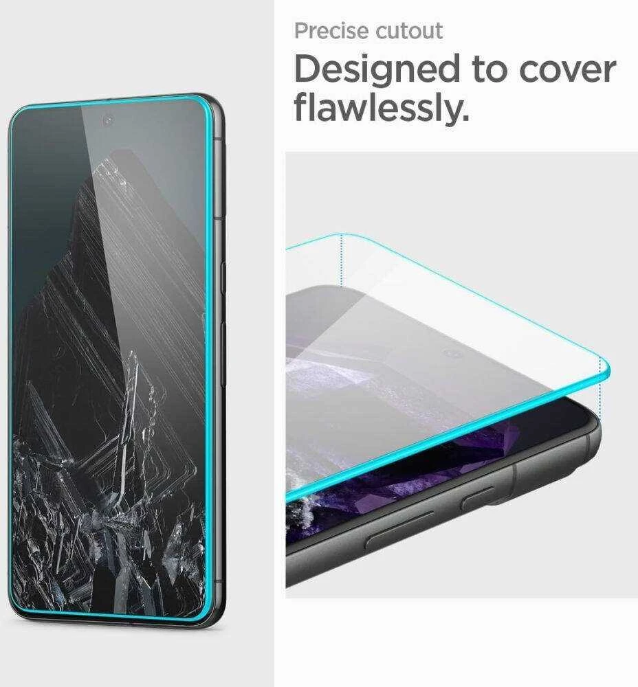 Spigen Glass tR AlignMaster 2 Pack – Google Pixel 8 Pro