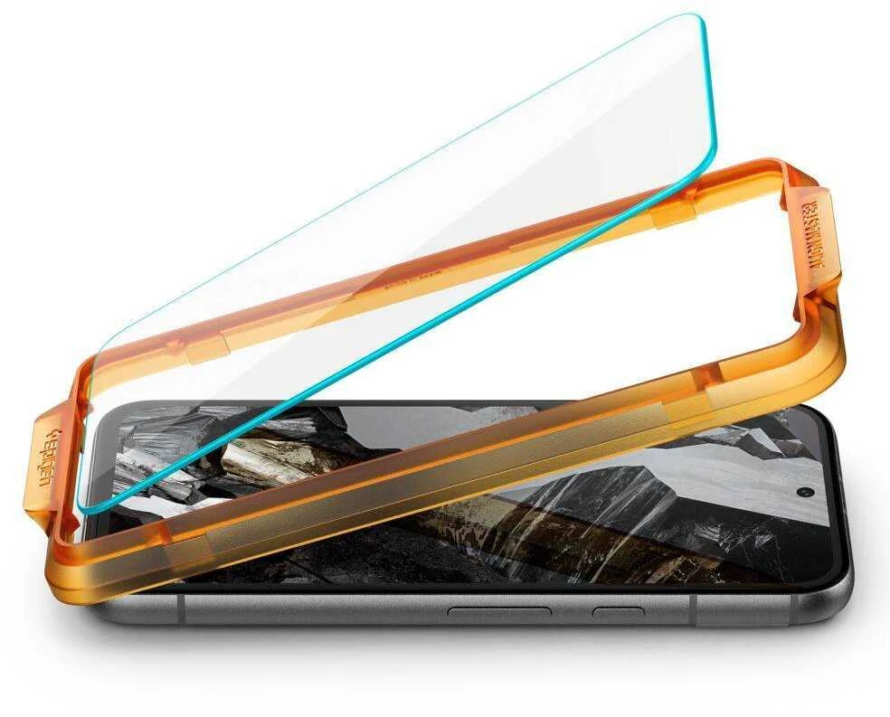 Apsauginis stiklas Google Pixel 8A Spigen ALM Glas.tr 2-pack skaidrus