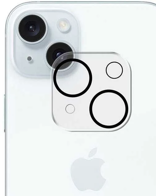 Apsauginis stiklas kamerai Apple iPhone 15 / 15 PLUS 3MK Lens Protection Pro Full Cover