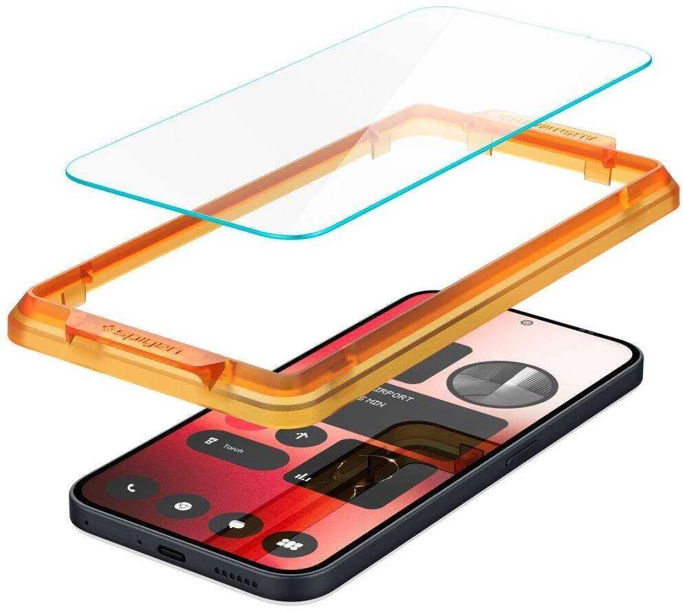 Spigen Alm Glas.TR 2 vnt. – Apsauginis stiklas skirtas Nothing Phone 2a / 2a Plus (Transparent)