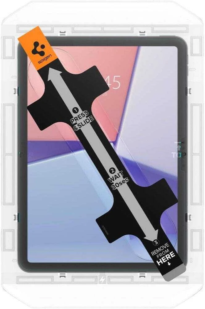 Apsauginis stiklas planšetiniam kompiuteriui Apple iPad Air 11.0 (6gen) Spigen Glas.tr „Ez Fit”