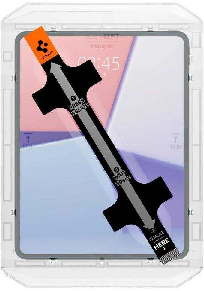 Apsauginis stiklas planšetiniam kompiuteriui Apple iPad Pro 13.0 2024 Spigen Glas.tr „Ez Fit” skaidrus