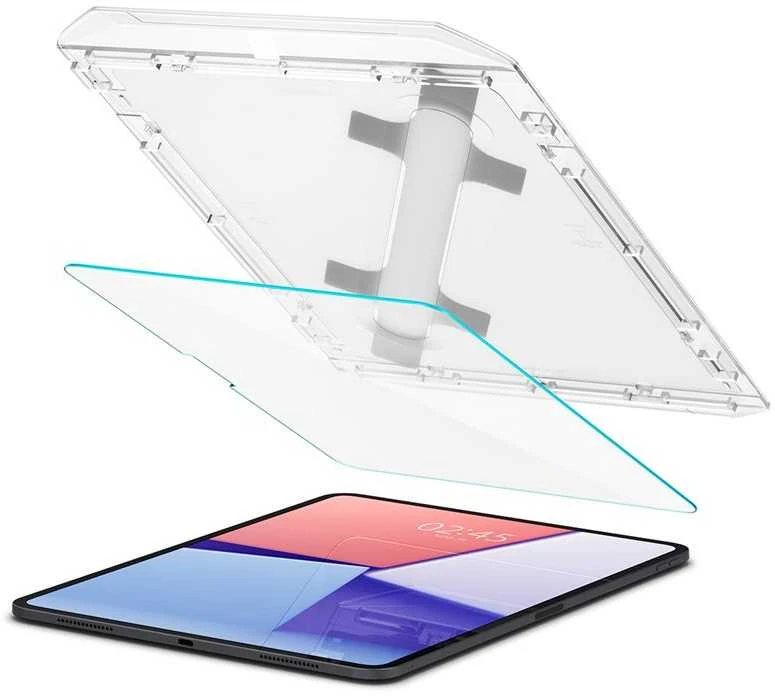 Apsauginis stiklas planšetiniam kompiuteriui Apple iPad Pro 13.0 2024 Spigen Glas.tr „Ez Fit” skaidrus