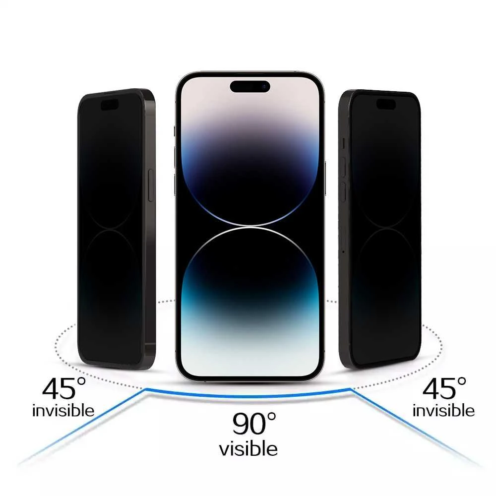iLike Apsauginis stiklas Privacy Glass for SAMSUNG GALAXY S26 Juodas (with fingerprint unlock)