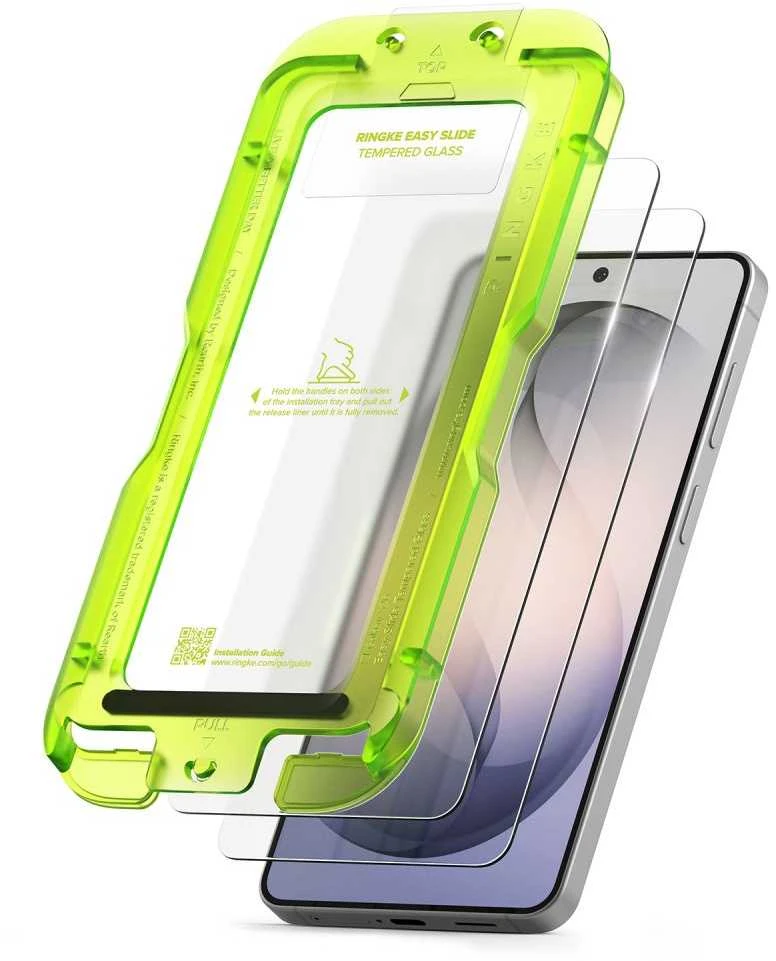 Apsauginis stiklas Ringke Easy Slide 2 vnt. Samsung Galaxy S26 skaidrus