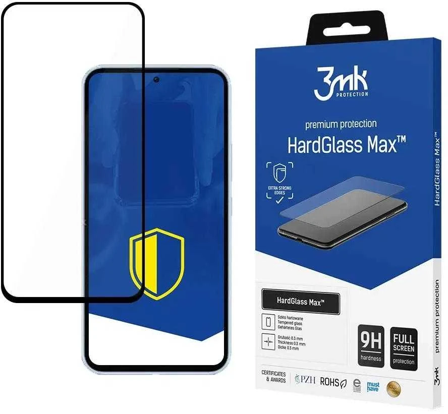 3MK HardGlass Max Samsung A54 5G A546 juodos spalvos viso ekrano stiklas