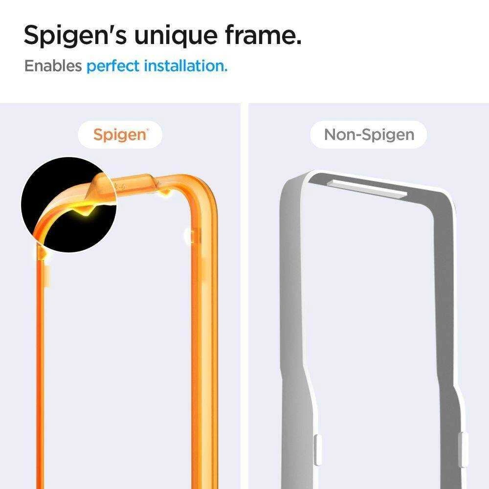 Apsauginis stiklas Samsung Galaxy A55 5G Spigen ALM Glas.tr 2-pack skaidrus