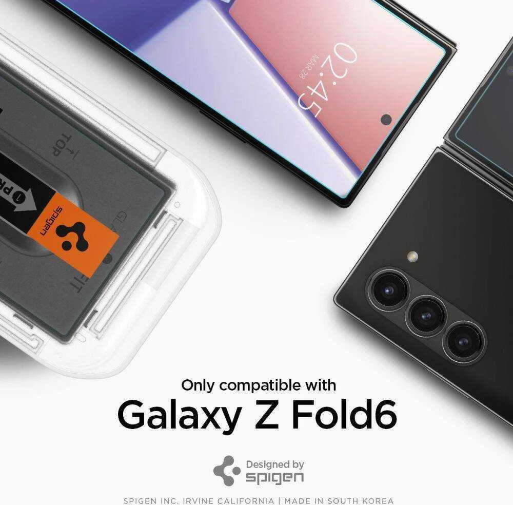 Spigen Glas.TR EZ Fit 2 vnt. – Apsauginis stiklas skirtas Samsung Galaxy Z Fold 6 (2 pieces)