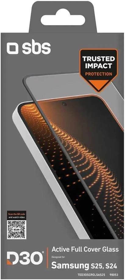 Apsauginis stiklas SBS Apsauginis stiklas D3O su rėmeliu Samsung Galaxy S25 / S24