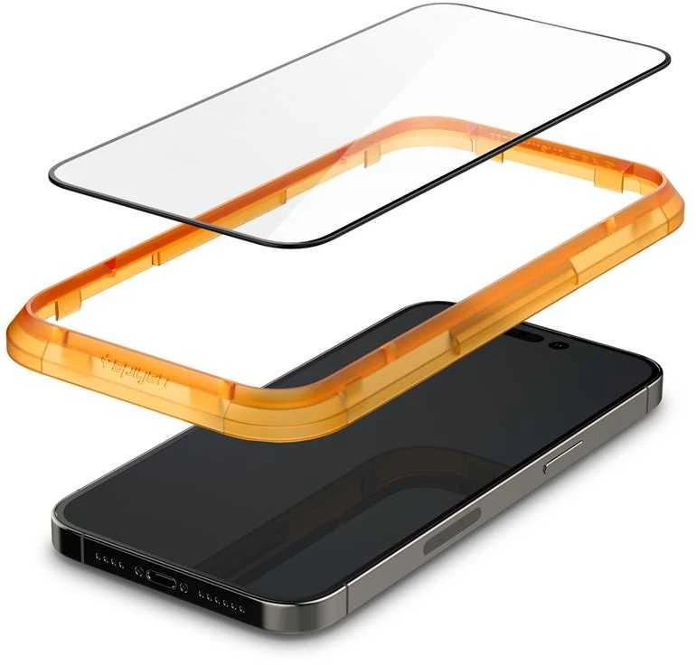 Spigen tR Align Master 2 Pack, FC juodos spalvos – Apple iPhone 14 Pro Max