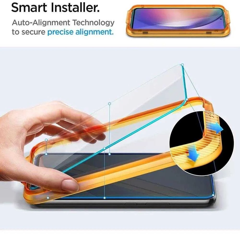 Apsauginis stiklas Spigen ALM GLAS.TR 2-PACK Samsung Galaxy A54 5G CLEAR