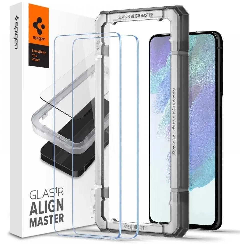 Apsauginis stiklas Spigen ALM GLAS.TR 2-pack Samsung Galaxy S21 FE