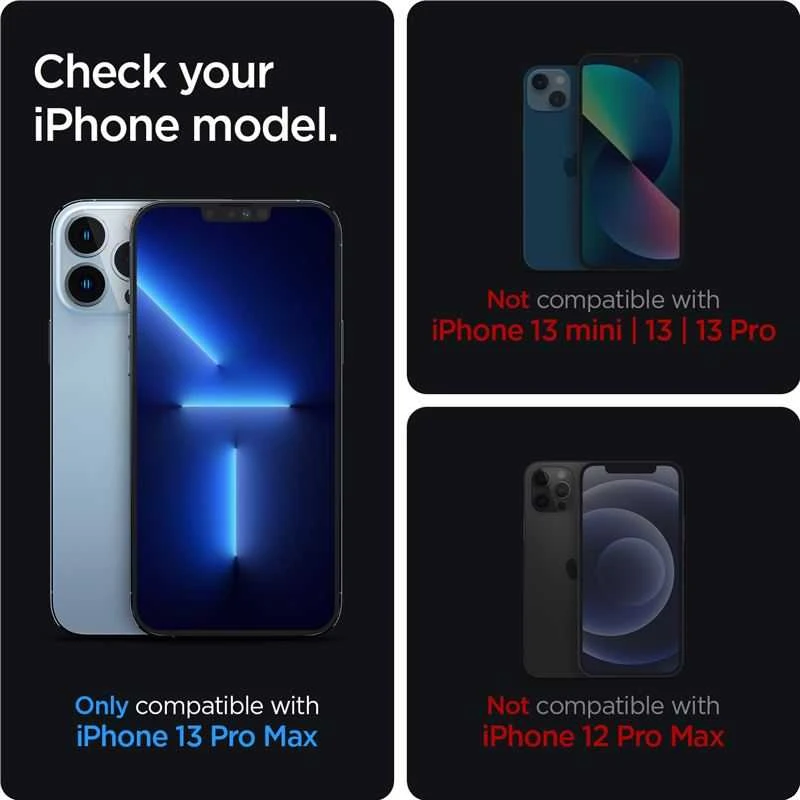 Apsauginis stiklas Spigen GLAS.TR „EZ FIT” 2-pack Apple iPhone 13 Pro Max Privacy