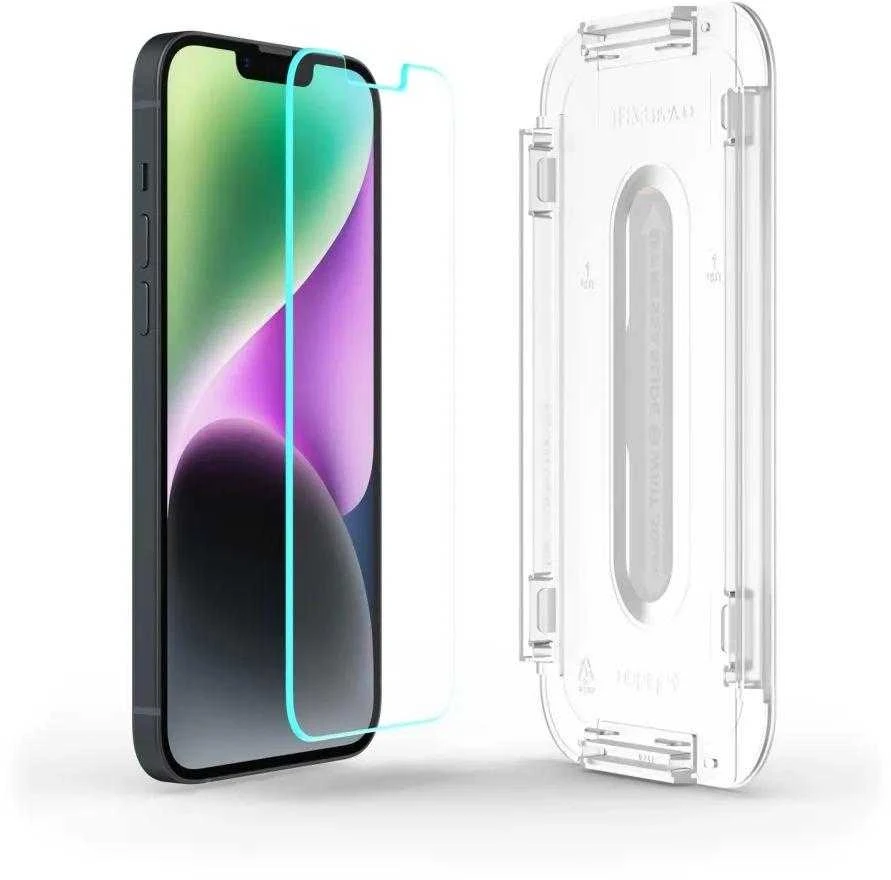 Apsauginis stiklas Spigen GLAS.TR "EZ FIT" Apple iPhone 13 / 13 Pro / 14