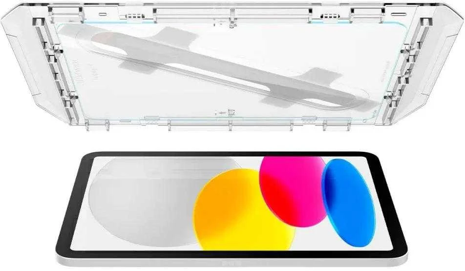 Apsauginis stiklas Spigen GLAS.TR „EZ FIT” Apple iPad 10.9” 10 / 2022 / 11” 11 / 2025 CLEAR