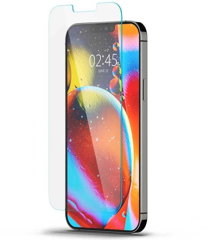 Apsauginis stiklas Spigen GLAS.TR „EZ FIT” 2-pack Apple iPhone 13 Pro Max Privacy