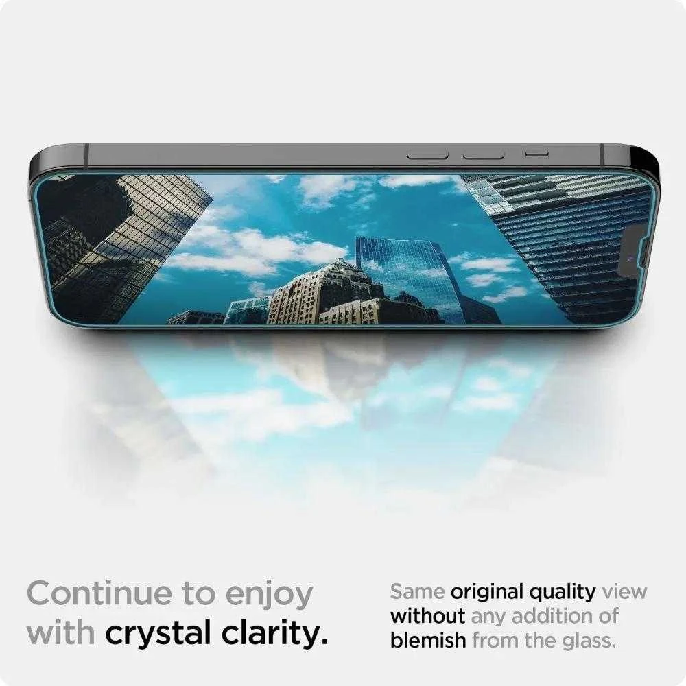 Apsauginis stiklas Spigen GLAS.TR "EZ FIT" Apple iPhone 13 / 13 Pro / 14